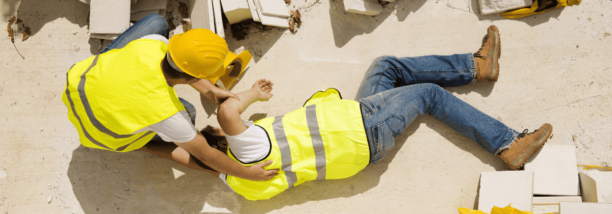 Un salarié a eu un accident de travail sur un chantier
